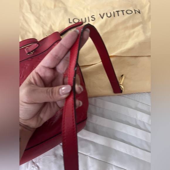 Louis Vuitton Monogram Empreinte Bastille MM- Red - Picture 7 of 12